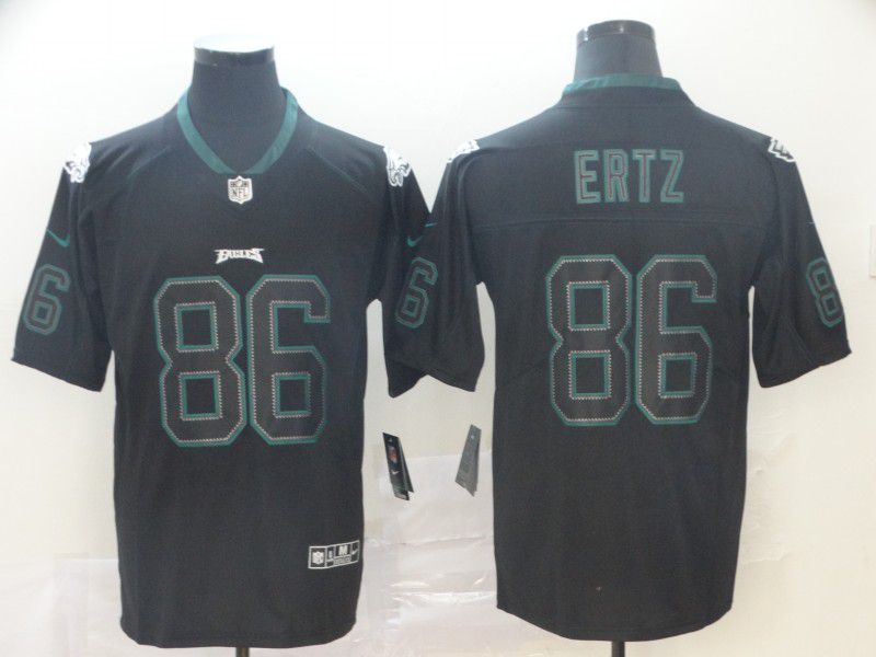 Men Philadelphia Eagles #86 Ertz Nike Lights Out Black Color Rush Limited NFL Jerseys